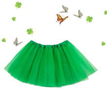 2 Tutu Rock 3-Lagen Für Kinder Party Outfit (Grün)