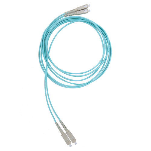 Multimode-Glasfaserkabel SC/UPC SC/UPC 50/125 μm OM3 10 Gbps 3 m 2