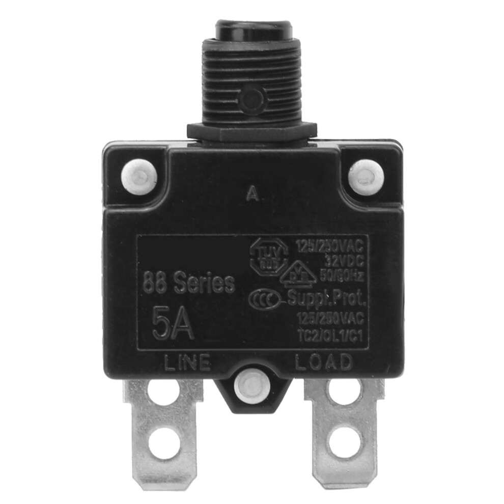 5A Air Compressor Circuit Breaker Overload Protector Over Current Switch 7901363467048