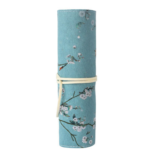 Chinesisch antik retro Großkappen Stiftetasche Blume 1