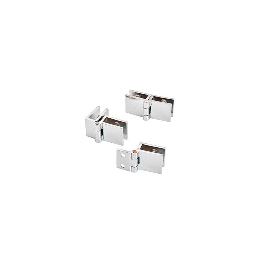 Cabinet Glass Door Hinges 4Pack, For 58Mm Glass Thickness, 90/180/0 Degree, Single Door Hardware 9067246009038