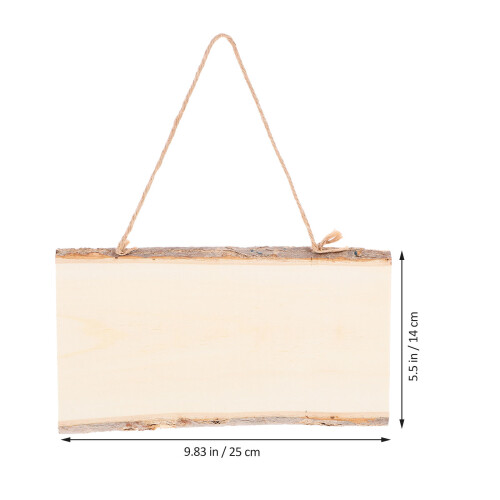 2 Holz Aufhängbrett 14x25cm Selbermachen 2