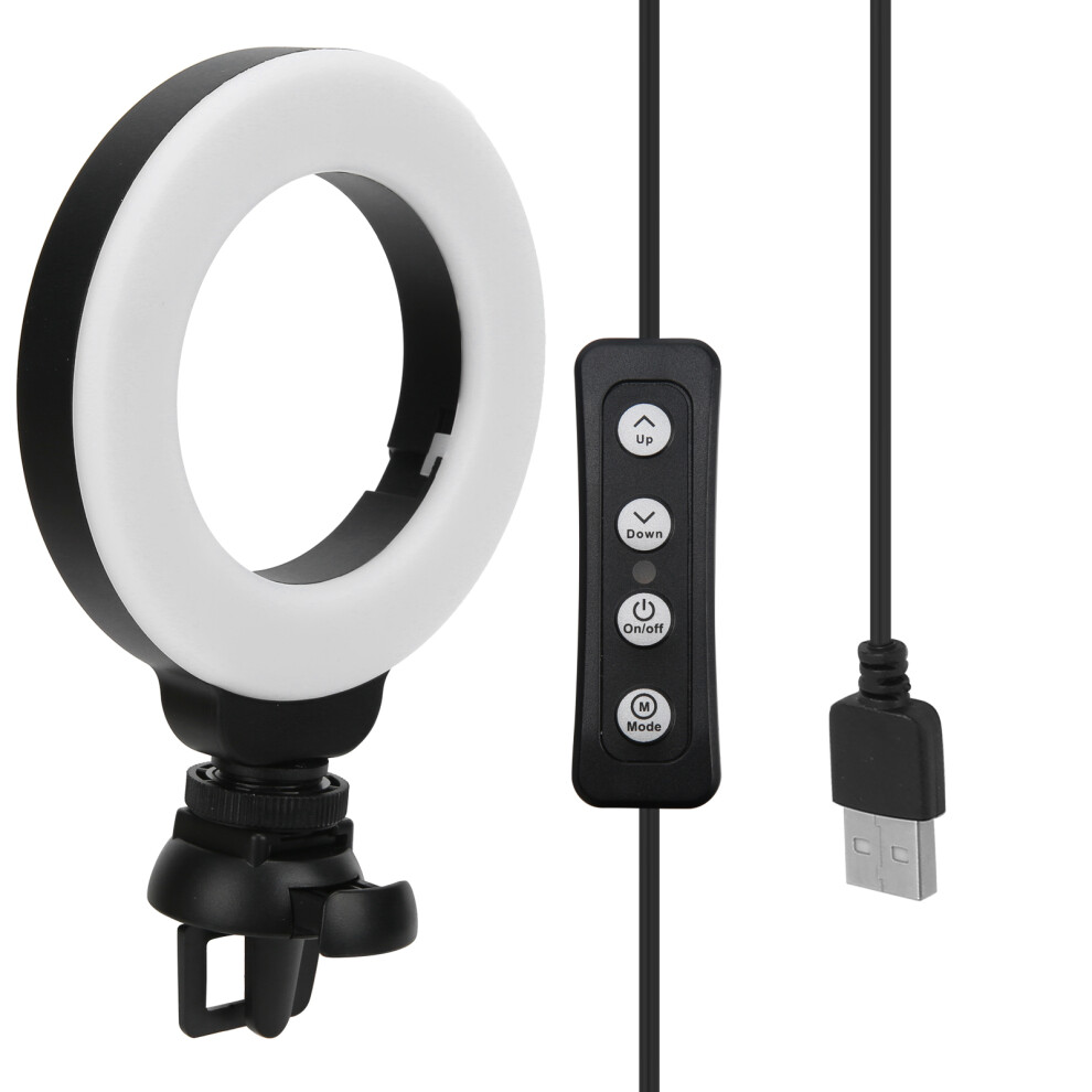 4In Led Dimmable Ring Selfie Fill With Clip For Laptop & Devices Light 9301363470648