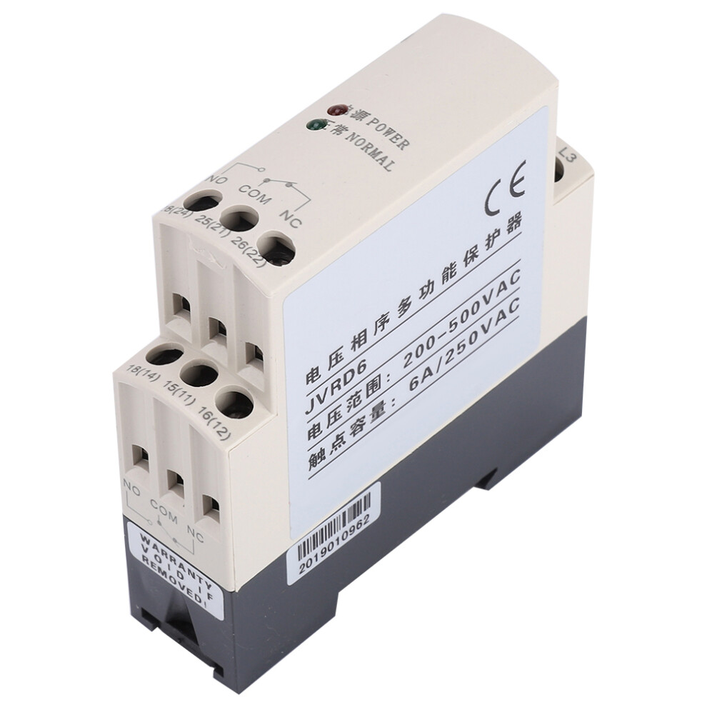 Jvrd6 Phase Sequence Protection Relay Monitoring Voltage Control Device 8491363472184