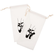 2Stk Ballett Taschen Mit Kordelzug Für Tanzschuhe Zubehör