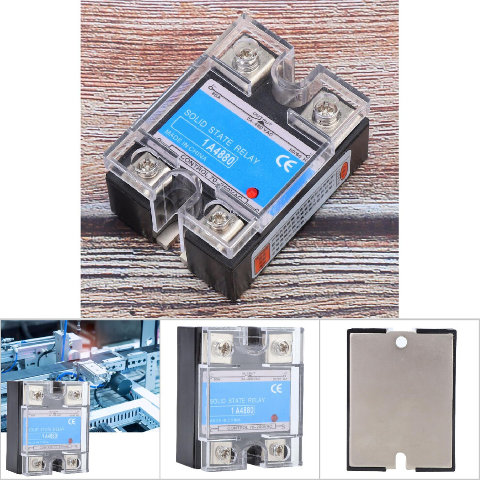 70-280Vac Input 24-480Vac Load Ssr For Cnc Machines Berm-1 A4880 80A 7601363473239