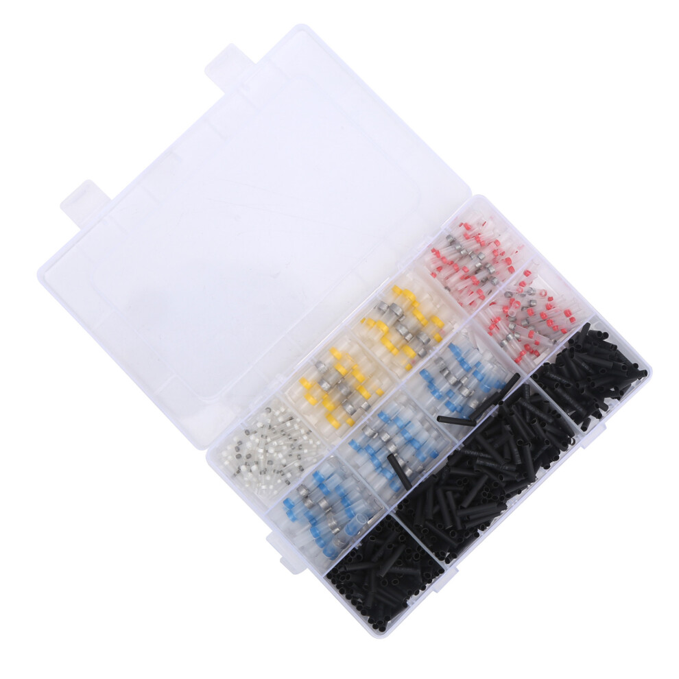 600Pcs Waterproof Polyethylene Heat Shrink Solder Butt Connectors 3X20mm 5041363473808