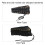 Artificial Leather Archery Arm Protector Guard Straps 26cm Black 5