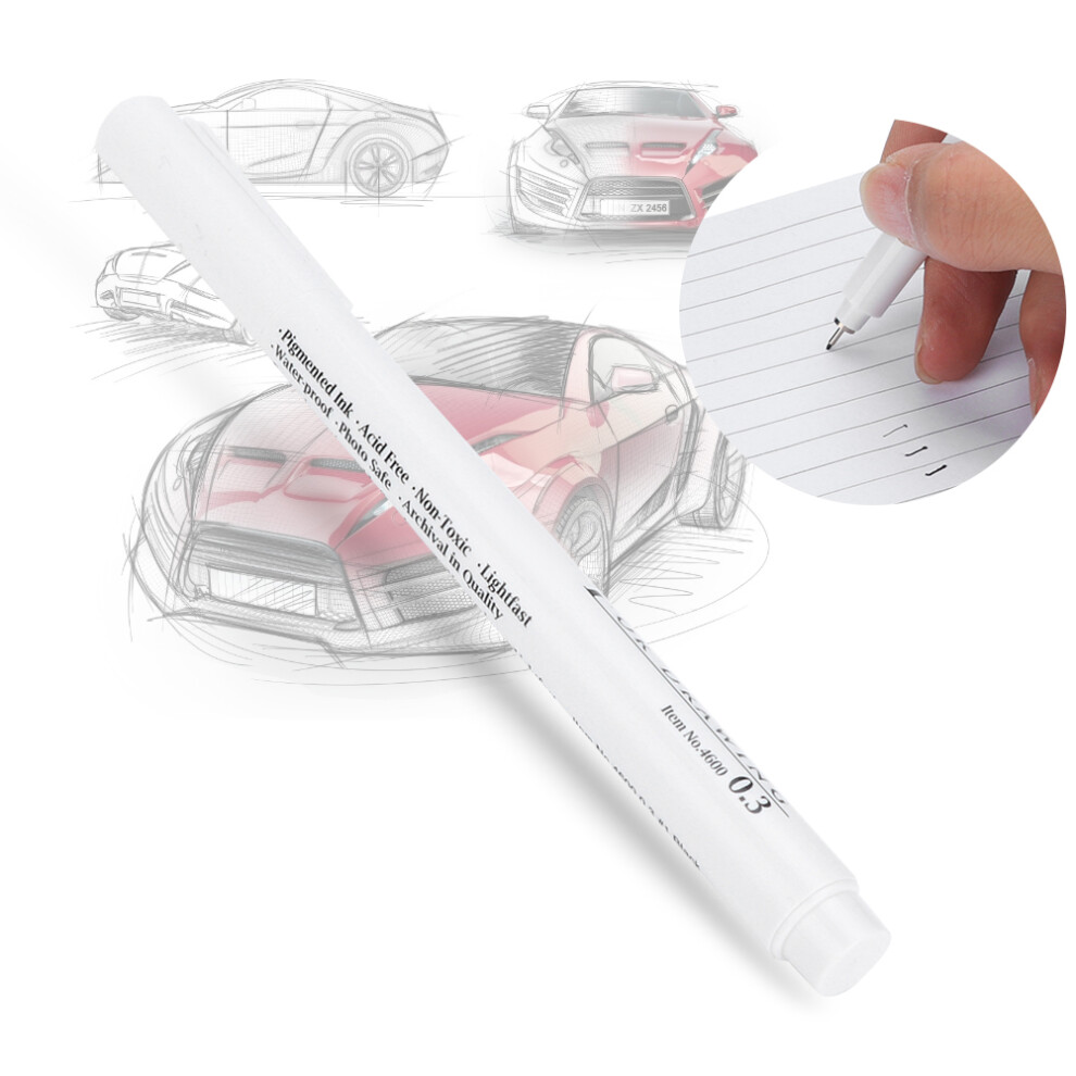 Micron Liner Drawing Marker Pen, Fine Tip 0.03Mm, Black Ink For Sketching 8091363473619