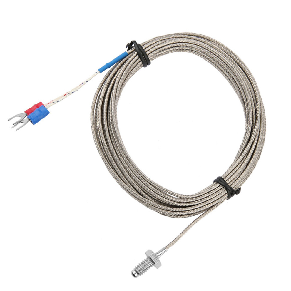 K Type Thermocouple Cable 5M M6 Bsw Screw Thread Temperature Probe 8301363465850