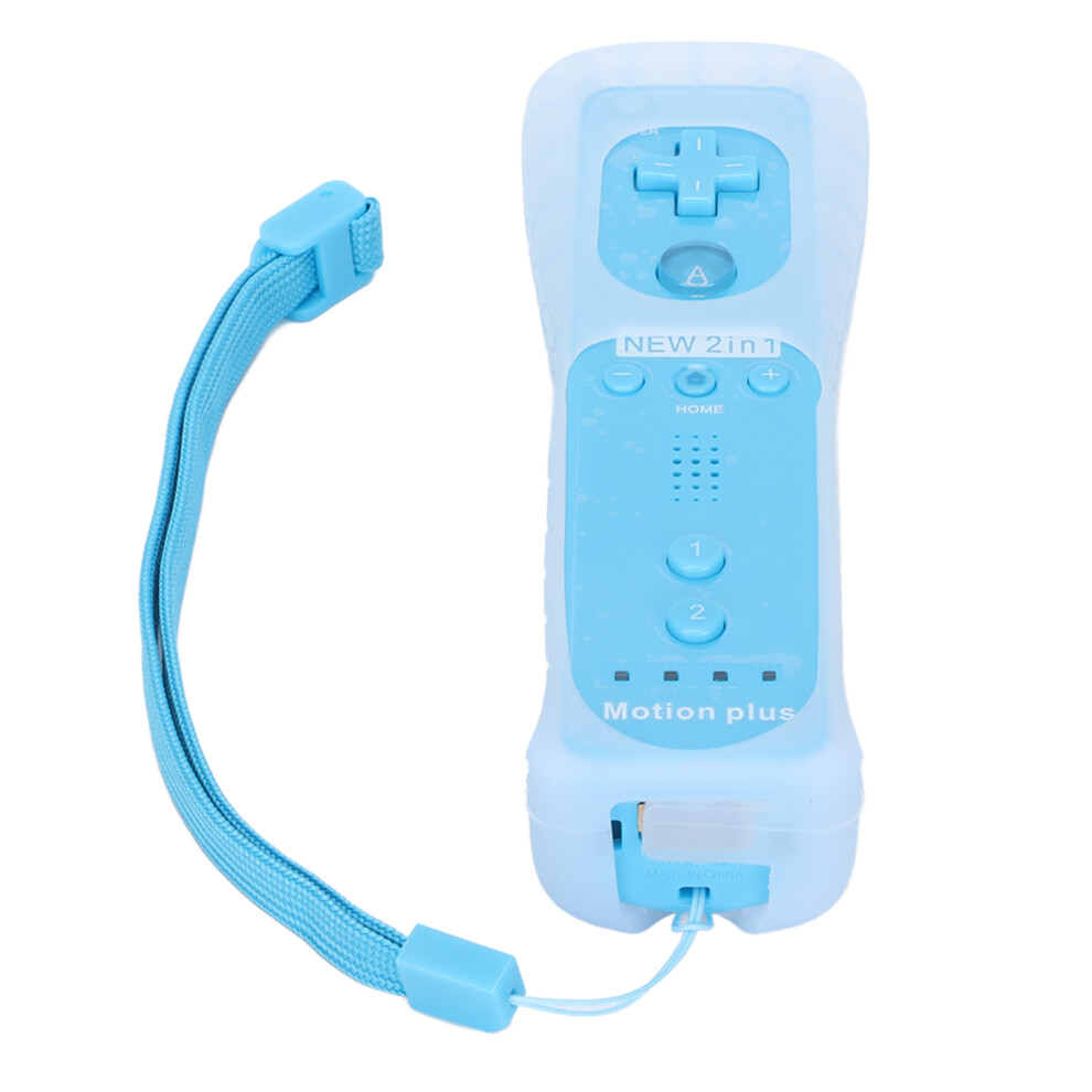 Ocean Wireless Vibration Sound Game Controller For Wii U Blue 4191363474945