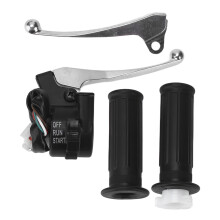 Motorcycle Brake Throttle Handlebar Set for Yamaha PW50 1998-2005