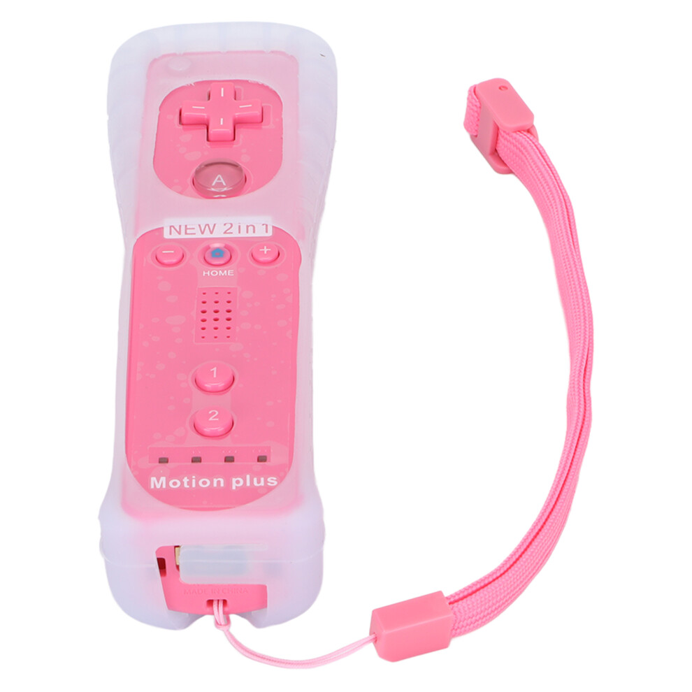 Wireless Vibration Sound Game Controller For Wii U Bluetooth Pink 4371363474934