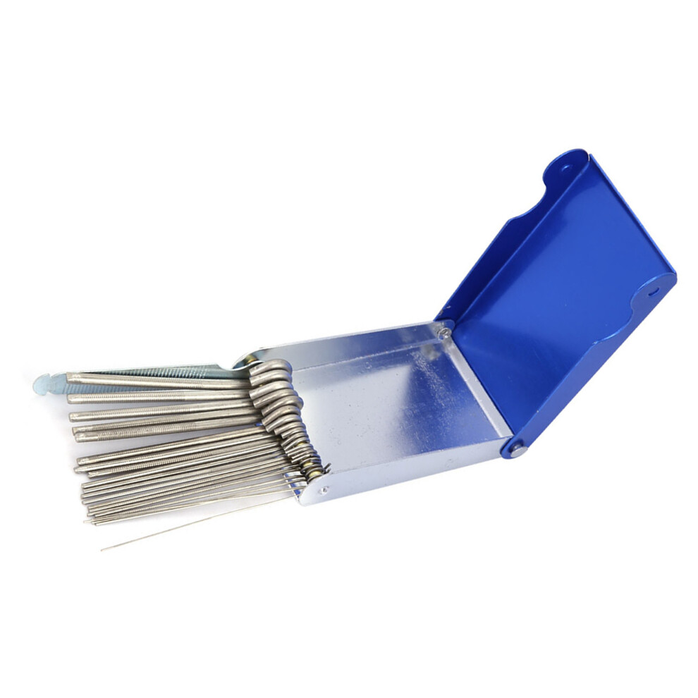 22Pcs Stainless Steel Weld Nozzle Cleaner Set With File In Aluminum Box 9311363475321