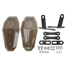 Easy Install Hand Guards - Polycarbonate & Metal for Most Motorbikes