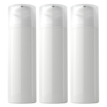 3Stk 100Ml Vakuumpumpe Flaschen Emulsionsspender Reiseflasche Weiß