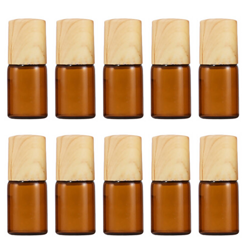 10St Refillbare Glasrollflakons Roll-On-Flakons Glasparfümflakons 2Ml