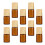 10St Refillbare Glasrollflakons Roll-On-Flakons Glasparfümflakons 2Ml 5