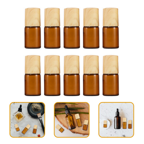 10St Refillbare Glasrollflakons Roll-On-Flakons Glasparfümflakons 2Ml 1
