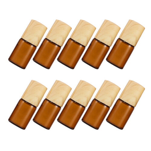 10St Refillbare Glasrollflakons Roll-On-Flakons Glasparfümflakons 2Ml 2