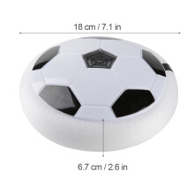 Kids Plastic Floating Soccer Ball with LED Lights 12 cm Diameter Football Toy