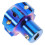 Universal Titanium Key Head Cover Motorcycle Durable Burnt Blue 1