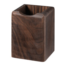 Holz Stiftebox Mehrfachnutzung Schreibtisch Organizer Schwarznuss