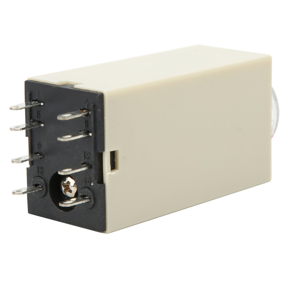 H3y-2 Delay Timer Relay 8 Pin Dial 0-60 Min 5A 220Vac For Industrial & Home Use 8301363475910