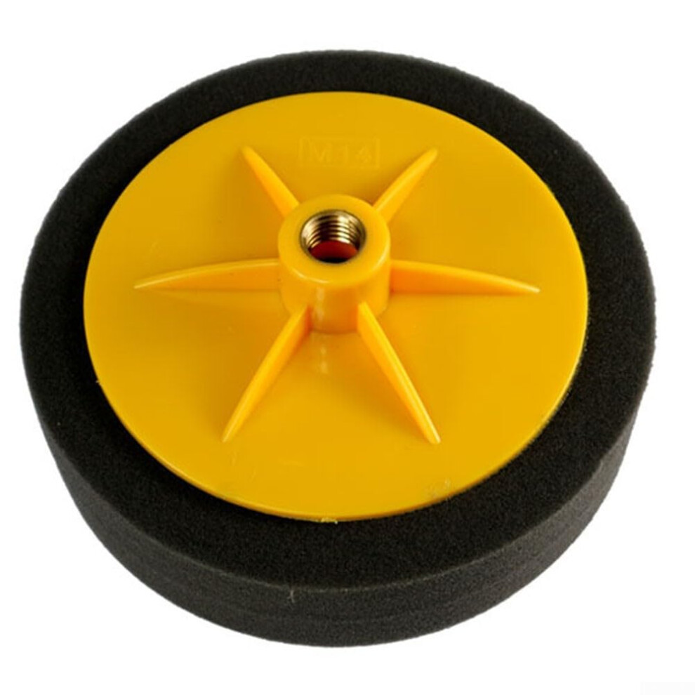 Sponge Polishing Disk 6 Inch M14 Compatible Black For Automotive And Wood Products 9067246009946