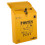 1Pc Rustic Style Lockable Post Box Iron Letter Box for Storage Yellow 1