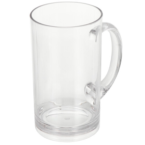 Transparent Beer Glasses Sturdy Drink Mugs for Parties