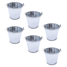 6 Mini Eimer Speelgoed Creatieve IJzeren Snoeppot