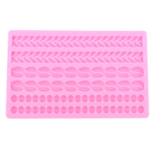 Mucegai inovator din silicon pentru fondant pentru instrumente de decorare a torturilor, mucegai pentru crustă de plăcintă cu silicon de calitate