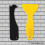 9-teiliges Silikon-Dichtstoff-Schaber-Set - Mini Color 6