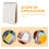 a5 80 couverture kraft lignes portable 8