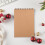 a5 80 couverture kraft lignes portable 6
