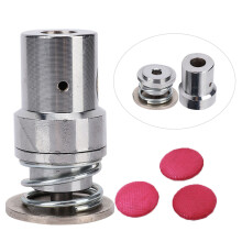 16L Stoffüberzug-Knopfform, Ø 10 mm, Metall