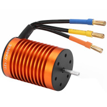 F540 3300KV Brushless RC Car Motor 820W Aluminum Alloy Orange
