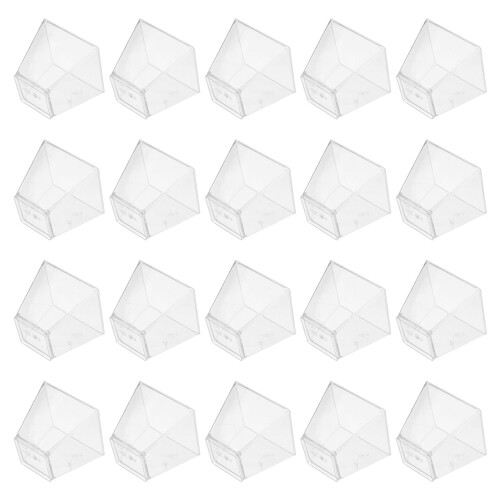Qumonin Clear Plastic Mini Parfait Cups, 2oz, 100pcs 2