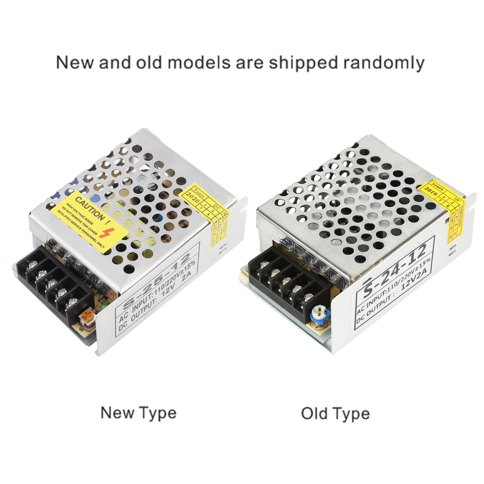 Dc 12V 2A Led Power Supply Adapter Aluminum Alloy, 25W 4691363478344