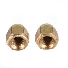 Brass Acorn Nut Kit M4 Dome Head Cap Hex Fasteners 20pcs for Vehicle Repair