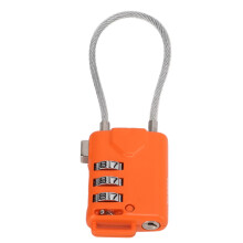 Orange TSA Approved Luggage Lock, Resettable 3-Digit Combo
