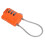 Orange TSA Approved Luggage Lock, Resettable 3-Digit Combo 15