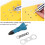 Compact Riveting Nut Gun Adapter - Essential Cordless Drill Tool Blue 3