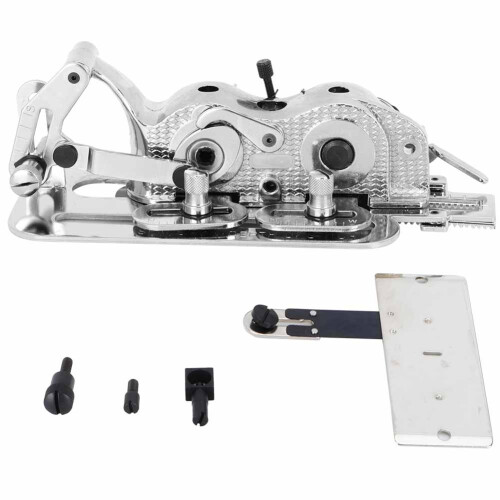 Industrial Sewing Machine Button Hole Attacher with Lock and Keyhole Features 1