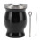230ml Doppelwandiger schwarzer Edelstahl-Teebecher, 11x8cm 9
