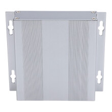 Elektronik-Projektgehäuse aus Aluminiumlegierung 27x131x120mm mattes Hellgrau