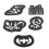 1 Box 25Pcs Creative Hair Pattern Kit 1
