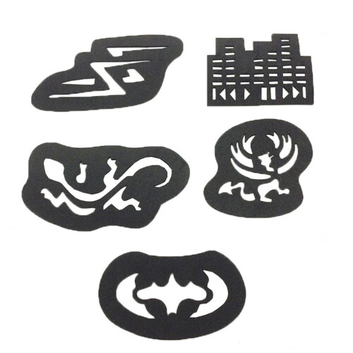 1 Box 25Pcs Creative Hair Pattern Kit