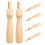 6Pcs Ergonomic Wooden Needle Felting Handles Replacement Craft Tools 1